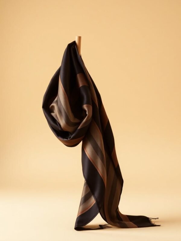 Jacquard Silk Scarf