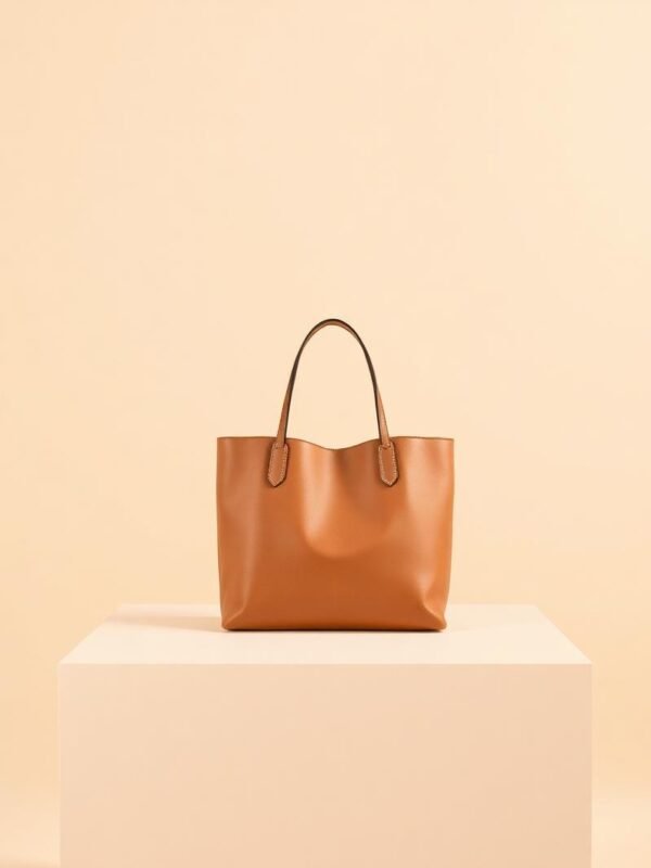 Hand-Stitched Leather Tote