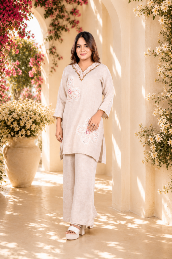 Ivory Bloom Co-ord Set