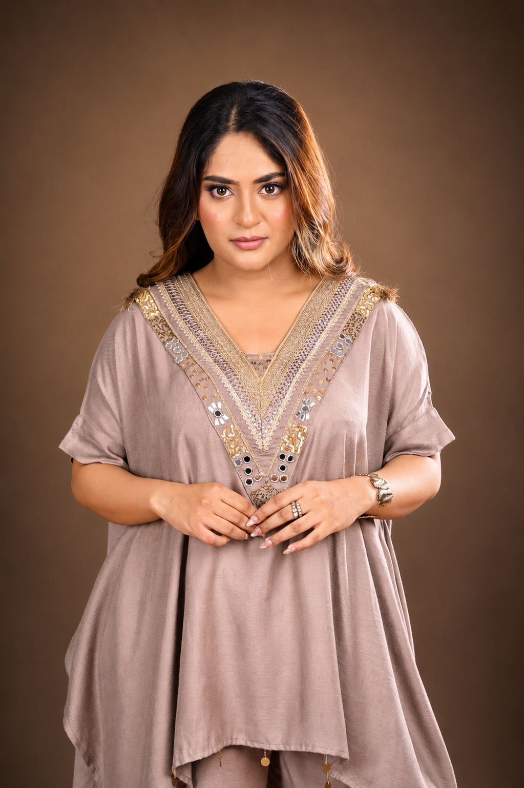 boho-luxe-poncho-co-ord-set