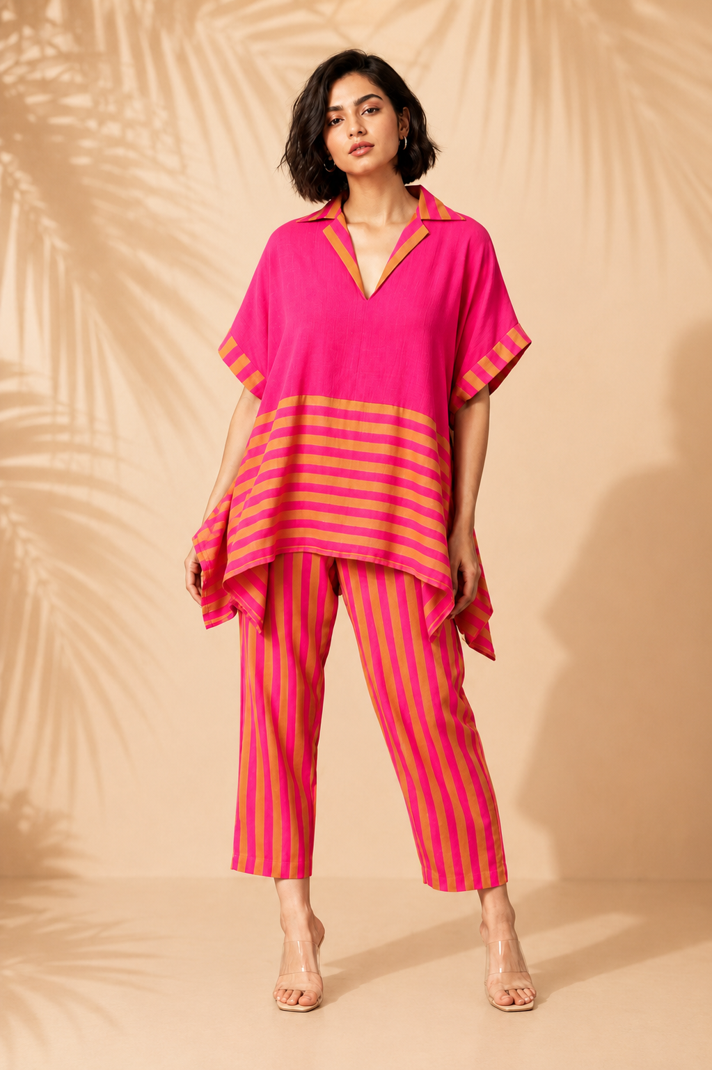 sunset-sorbet-poncho-co-ord-set