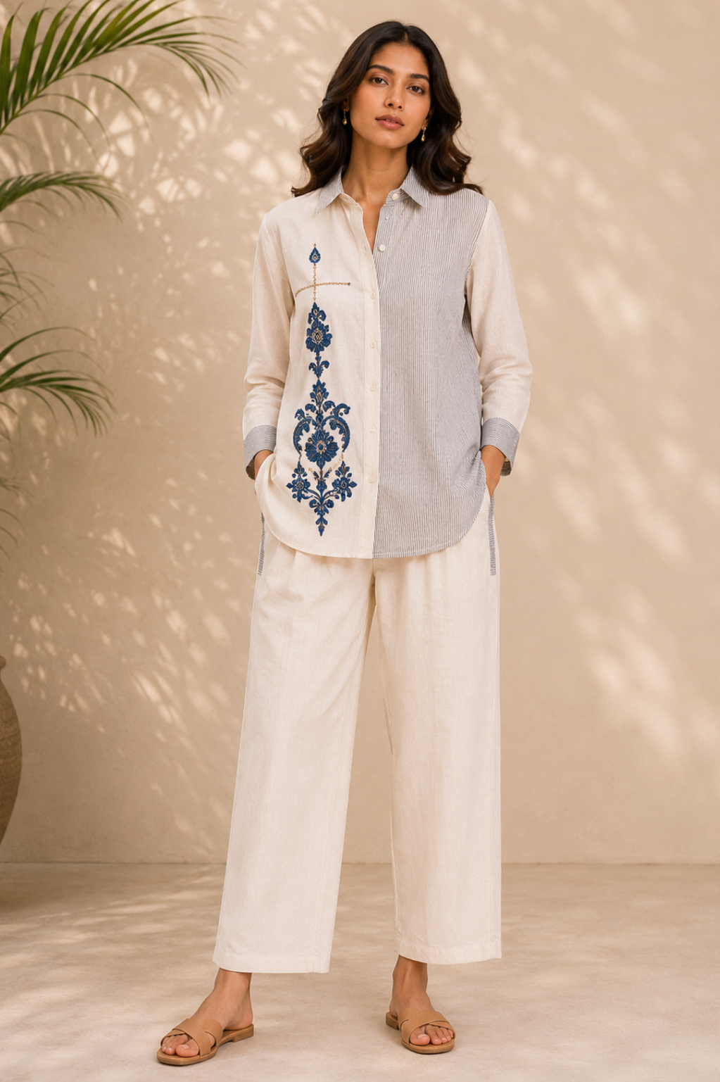 azure-heritage-linen-co-ord-set