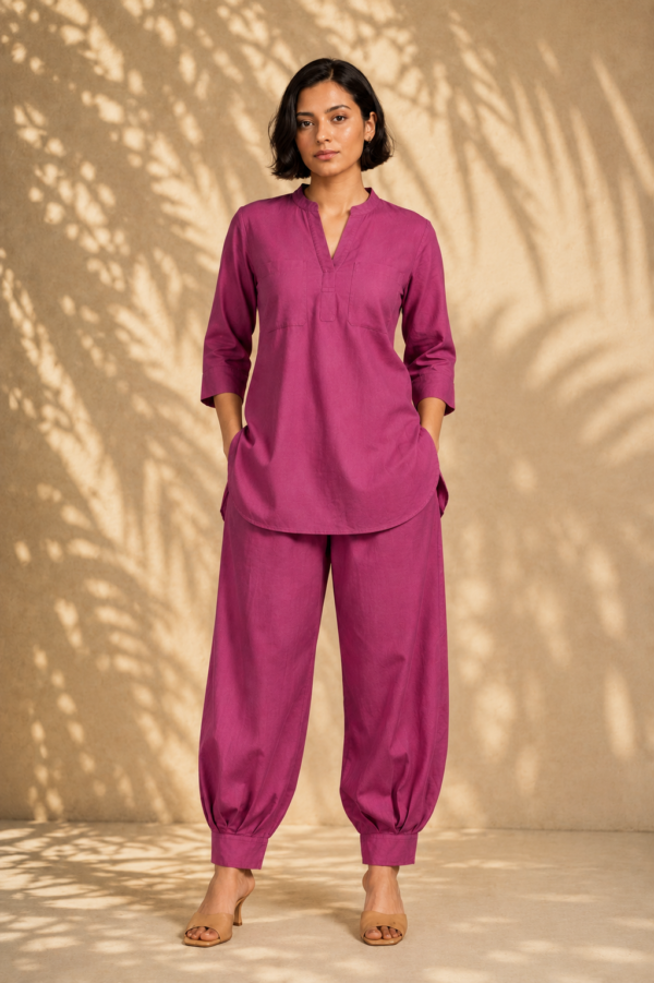 fuchsia-ease-relaxed-co-ord-set