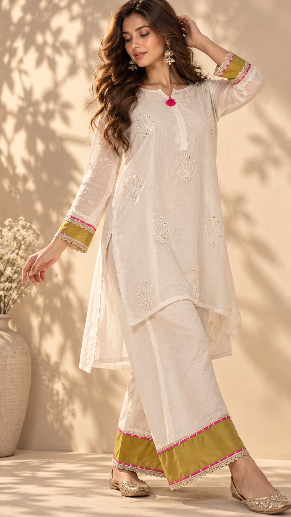 gulabo-cotton-chikankari-kurta-set